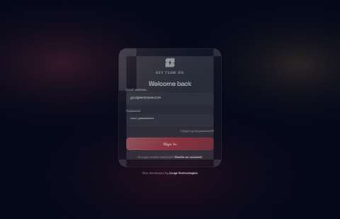 Sky Team Ife sign-in screen screenshot